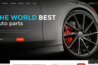 create automotive website auto part store car rental automotive autopart website