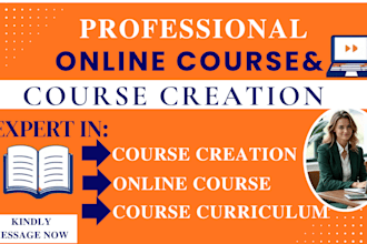create online course content ebook online course creation course curriculum