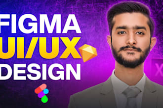 create modern website UI UX design in figma
