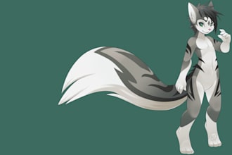 draw furry art, furry ych, fursona character, ref sheet, furry nsfw, furry
