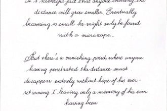 handwrite notes and letters