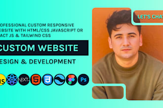 do custom website development full stack web developer