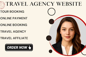design a responsive wordpress travel agency website