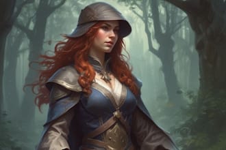 dnd character art and dnd character art