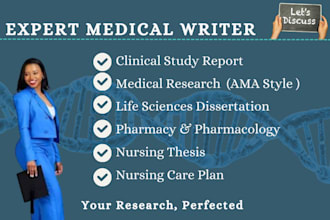do medical and life sciences proofreading for research and dissertations