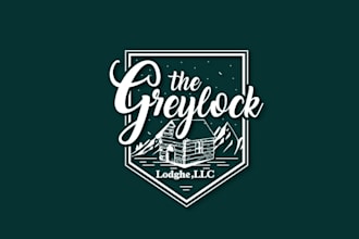 design classic remote tour company lodge logo
