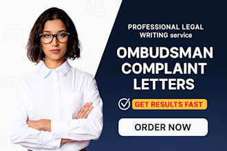write a professional regulator or ombudsman complaint letter that gets results