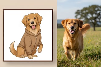 custom pet portrait ai