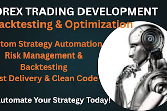build or modify a forex trading bot algorithm trading system