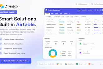 setup airtable expert, CRM, automation and softr apps