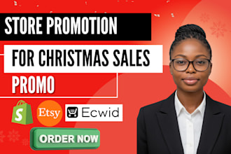 boost sales with ecommerce shopify etsy christmas sale promotion email marketing