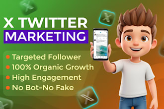 manage your x twitter profile for grow your account follower