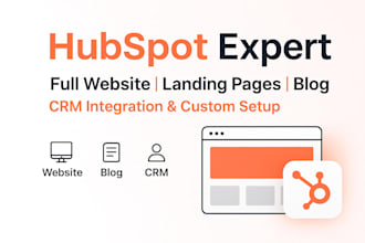 build hubspot website, hubspot landing page, hubspot, hubspot crm, hubspot blog