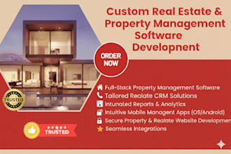 develop property management software, real estate software, CRM management app