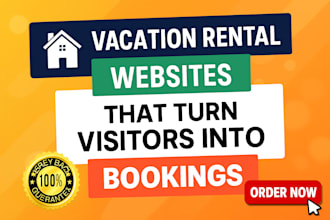 build property rental website, apartment or short term vacation rental website