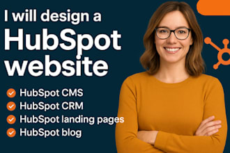 build hubspot blog, hubspot website, hubspot landing page,  migrate website