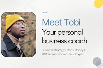 be your business strategy coach and expert