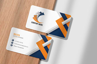 design simple and professional business card and visiting card