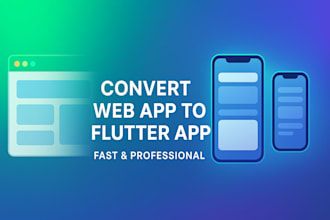 convert your website or web app into a flutter mobile app
