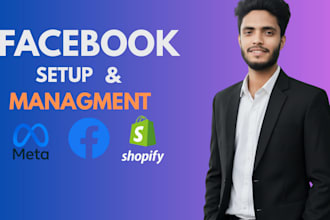 run facebook ads for shopify with pixel setup, fb marketing