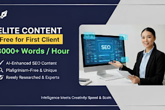 write up to 3000 words of high quality content within 1 hour