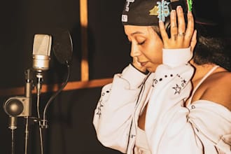 be your female sing backing vocal and harmonies for your song
