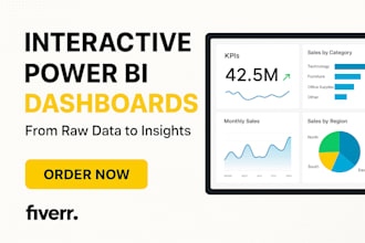 design professional power bi dashboards and reports to visualise your data