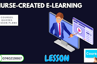 create training content, quizzes, voiceover