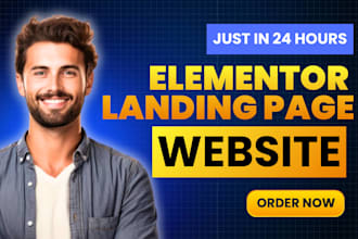 design wordpress landing page sales funnel lead capture page using elementor pro