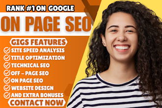 do monthly website SEO service with onpage technical and off page google ranking