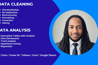 clean and analyze your healthcare, business, or thesis data