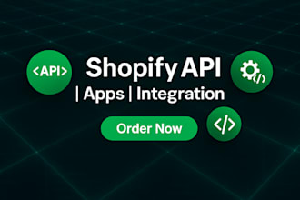 build custom shopify API integrations apps and automation shopify custom app