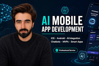 do ai mobile app development ai chatbot ai website ai saas as ai developer