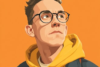 draw your photo vactor cartoon portraits,cartoon caracture