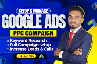 run and manage google ads PPC campaigns for  plumbing services