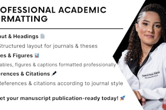 format your scientific paper for journal submission