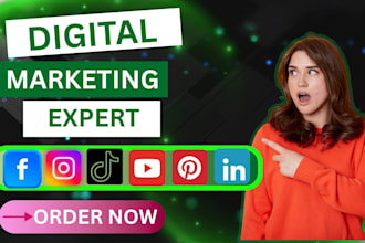 be your social media manneger and grow your business
