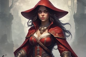 illustrate your dnd character art and original character