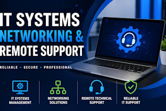 manage your IT systems networking and remote technical support