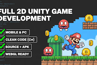 develop unity 2d game development