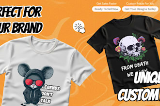 create unique t shirt designs for merchandising