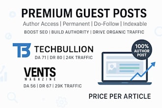 publish guest post on techbullion and vents magazine