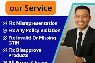 fix google merchant center suspension and misrepresentation