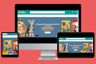 build pet accessories pet website pet shopify store pet pet accessories store