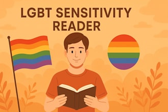 be a sensitivity reader for an lgbt book