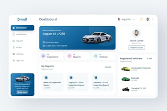 build a vehicle inspection booking app, car dealership app, car buying app