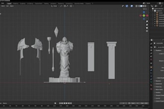 create, fix and modify stl, obj for 3d printing