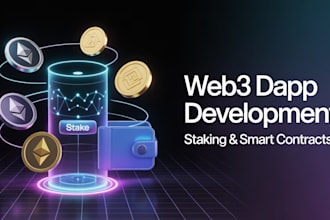 develop secure web3 smart contracts and staking dapps