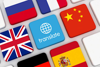 translation of books and editing