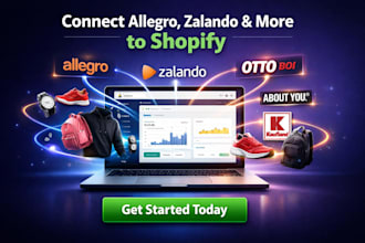 setup connect list products on allegro zalando boi aboutyou kaufland to shopify